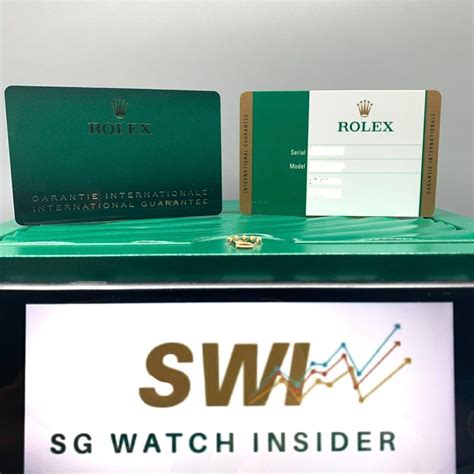 new rolex warrany|rolex warranty card.